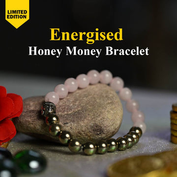 Energised Honey Money Bracelet - 10x Stronger (Energised from Prachin Iskon Temple Delhi)