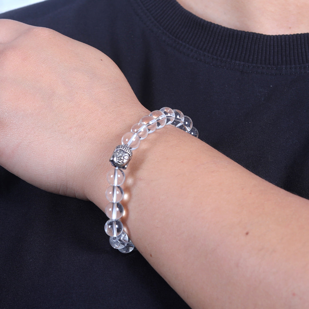 Natural Sphatik Crystal Bracelet