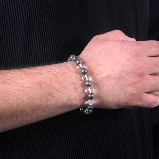 Energised Super Raw Pyrite Bracelet - 10x Stronger (Energised from Prachin Iskon Temple Delhi)