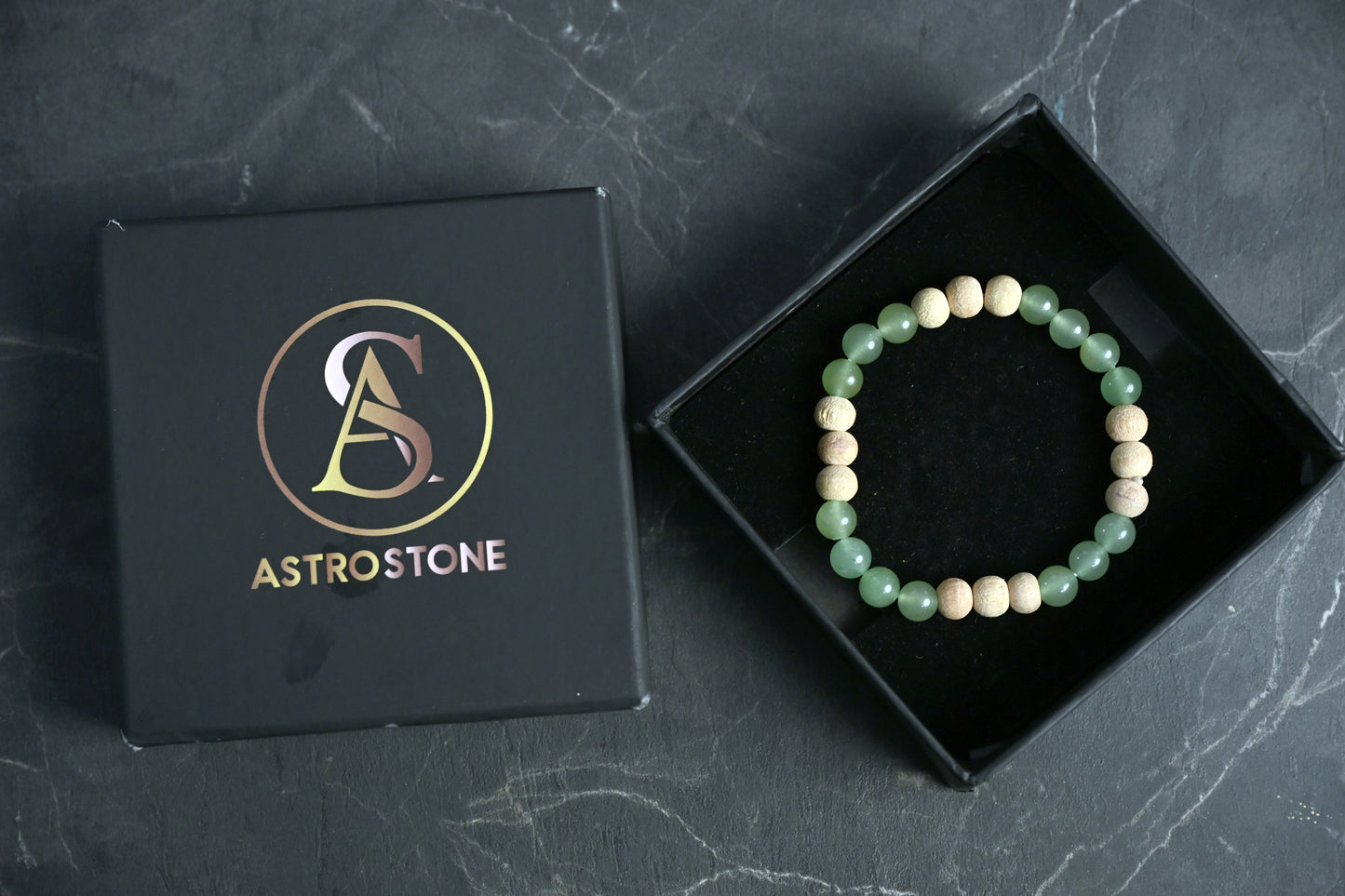 Green Aventurine with Tulsi bracelet