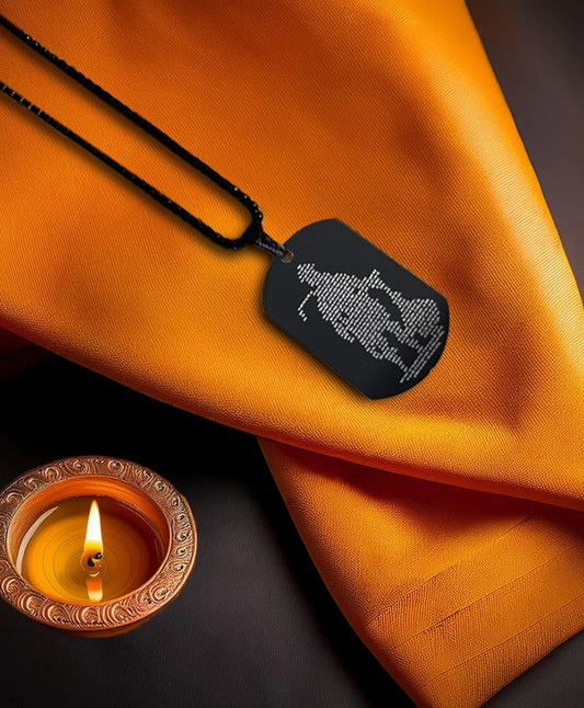 Hanuman Ji kawach pendant (Black)