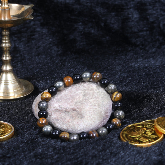Money machine bracelet (With tiger eye)