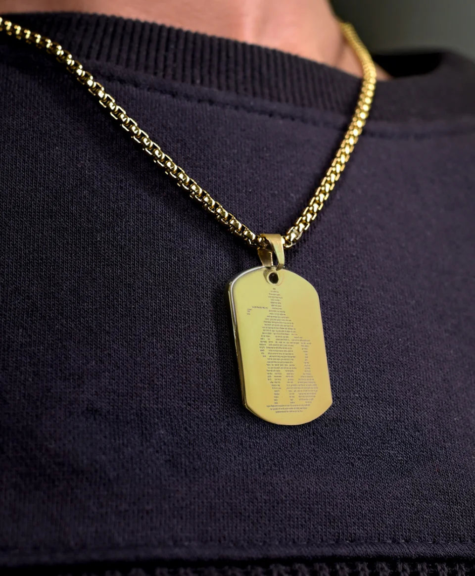 Hanuman Ji kawach pendant (Golden)