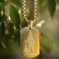Hanuman Ji kawach pendant (Golden)