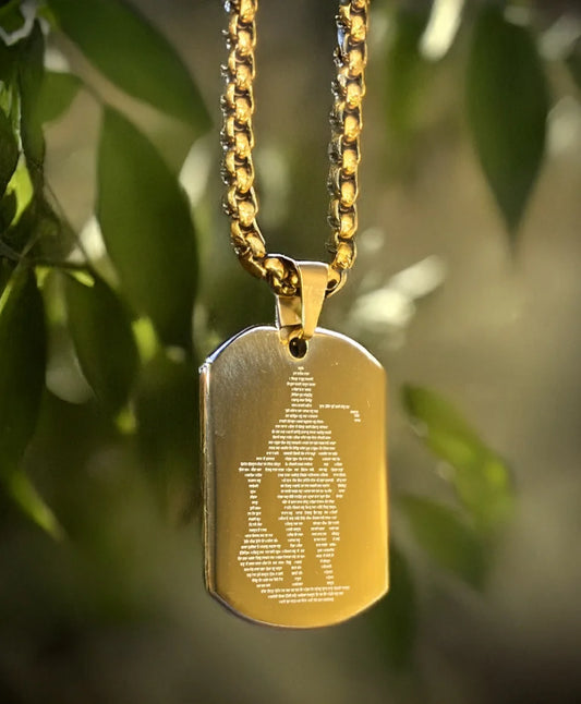 Hanuman Ji kawach pendant (Golden)
