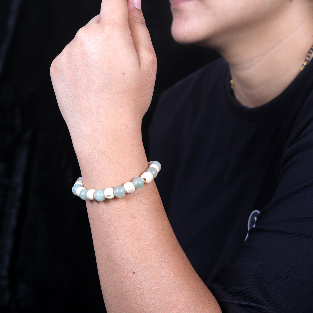 Green Aventurine with Tulsi bracelet
