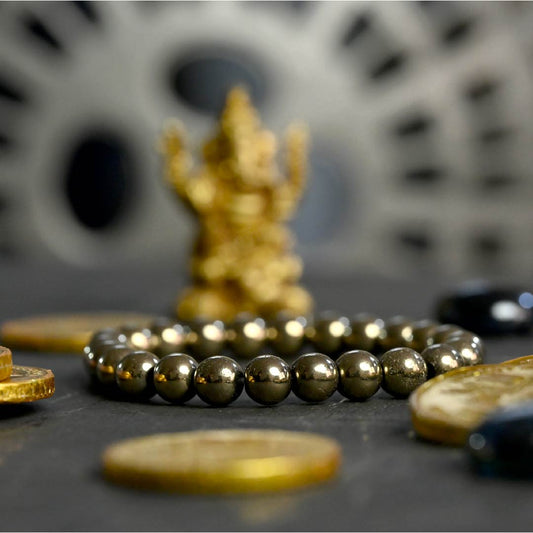 Money Maker Bracelet (With golden hematite)