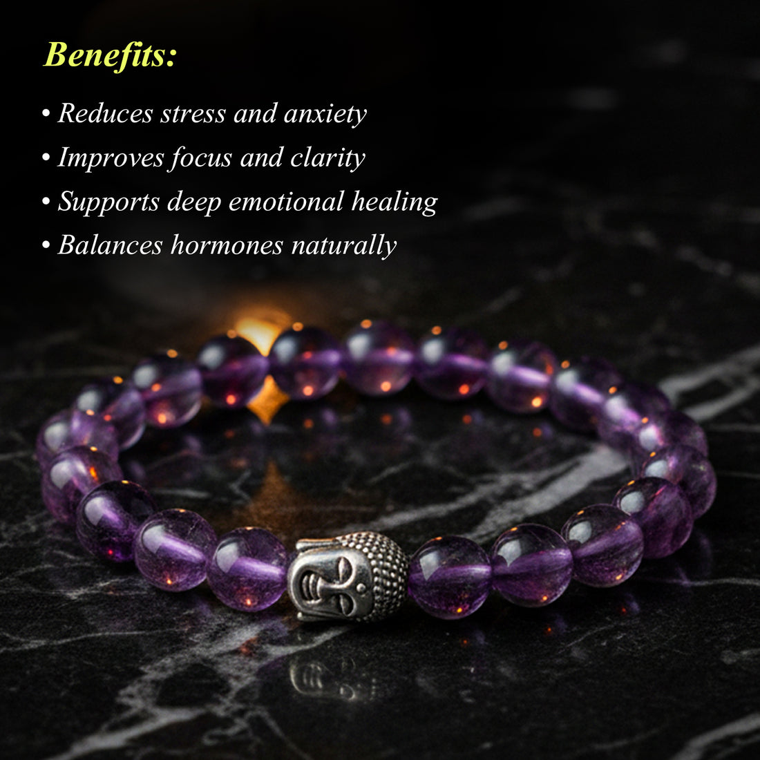 Amethyst bracelet