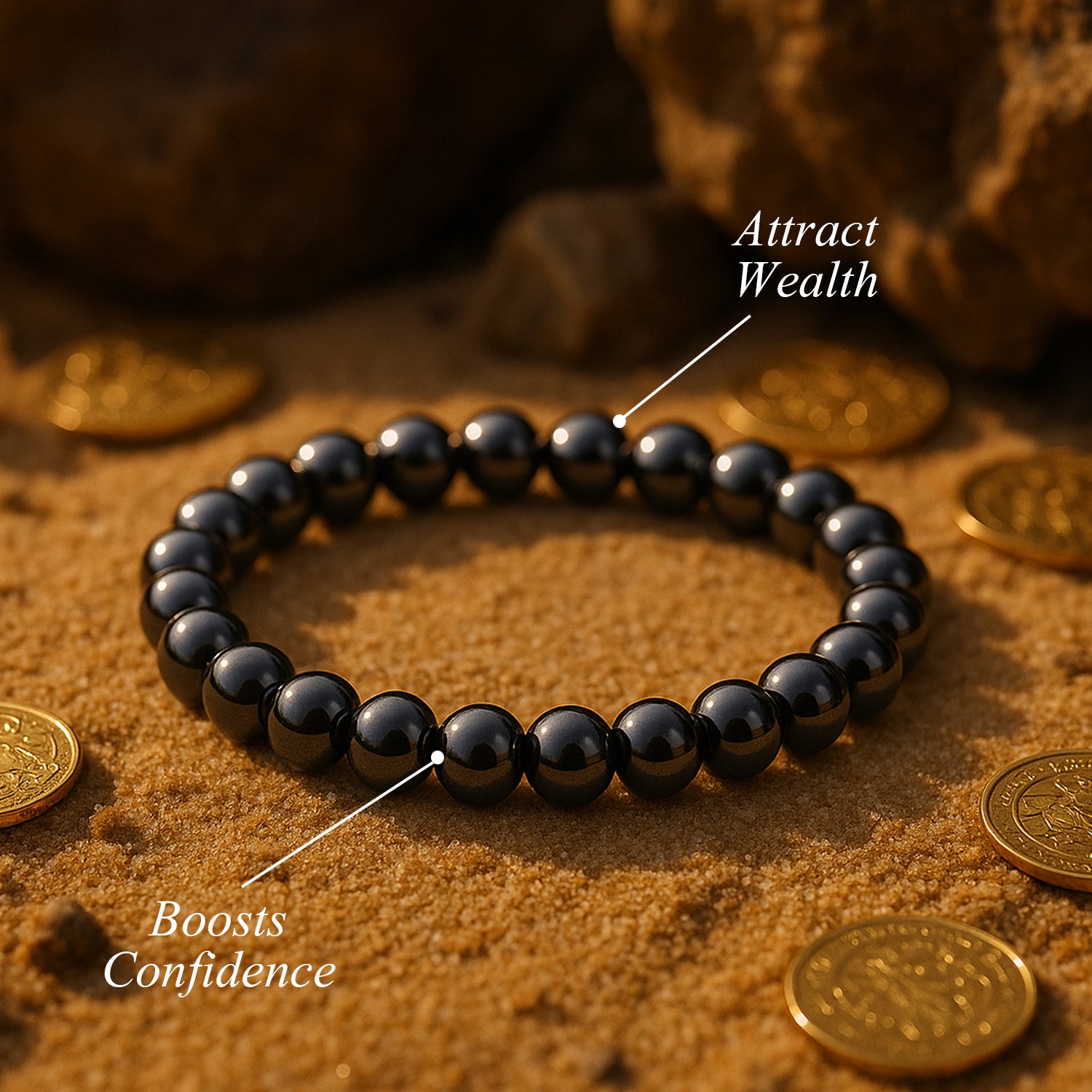 Karz Mukt Bracelet (With orignal silver hematite)