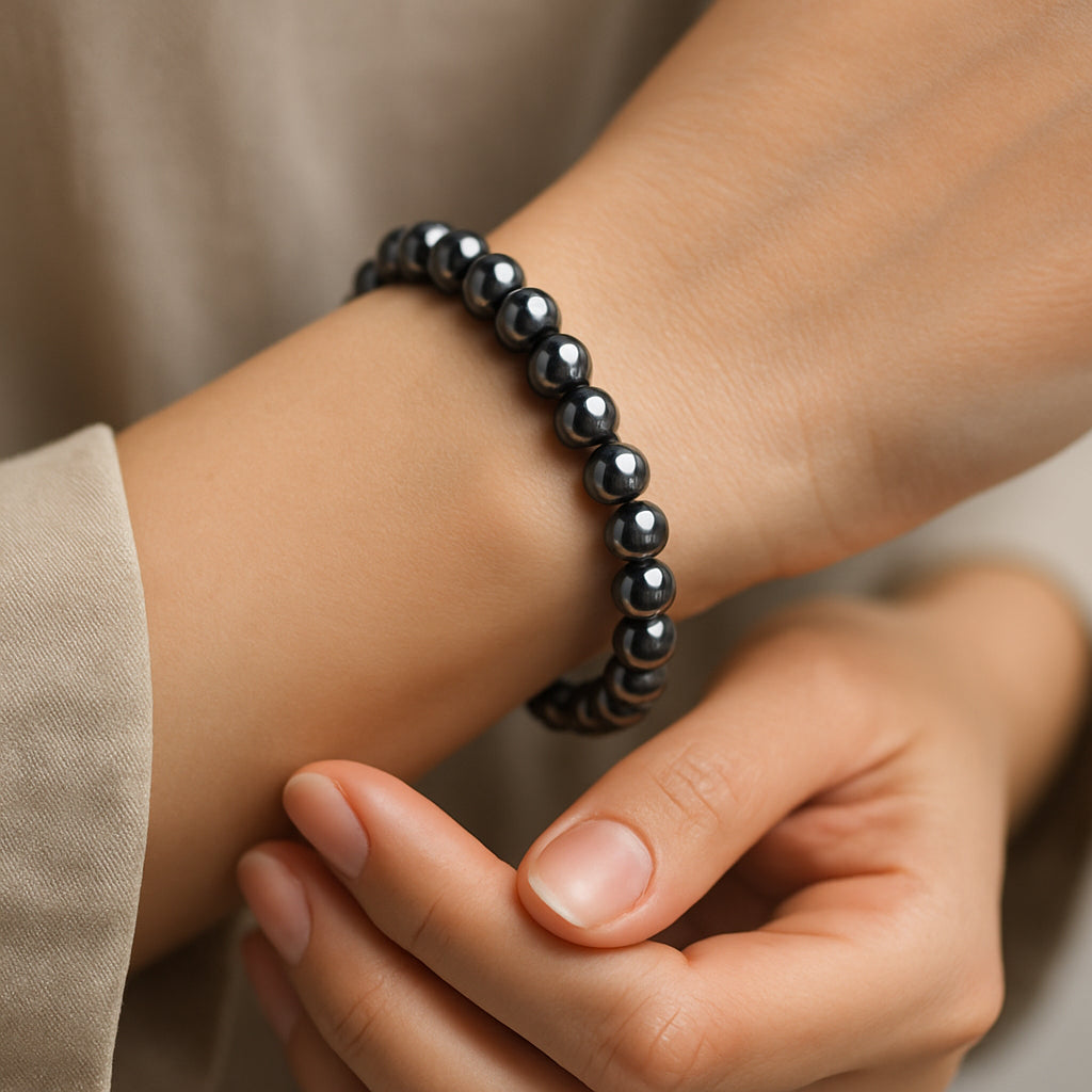 Karz Mukt Bracelet (With orignal silver hematite)