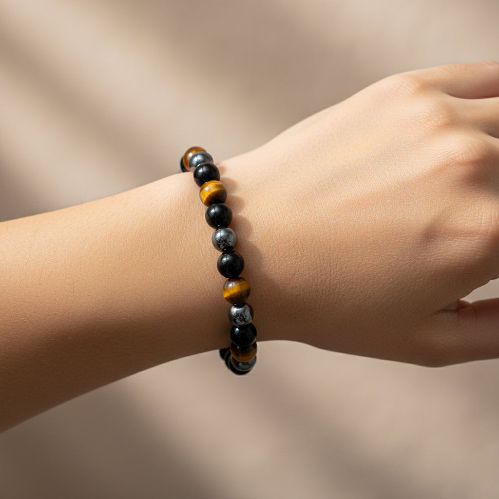 Money machine bracelet (With tiger eye)