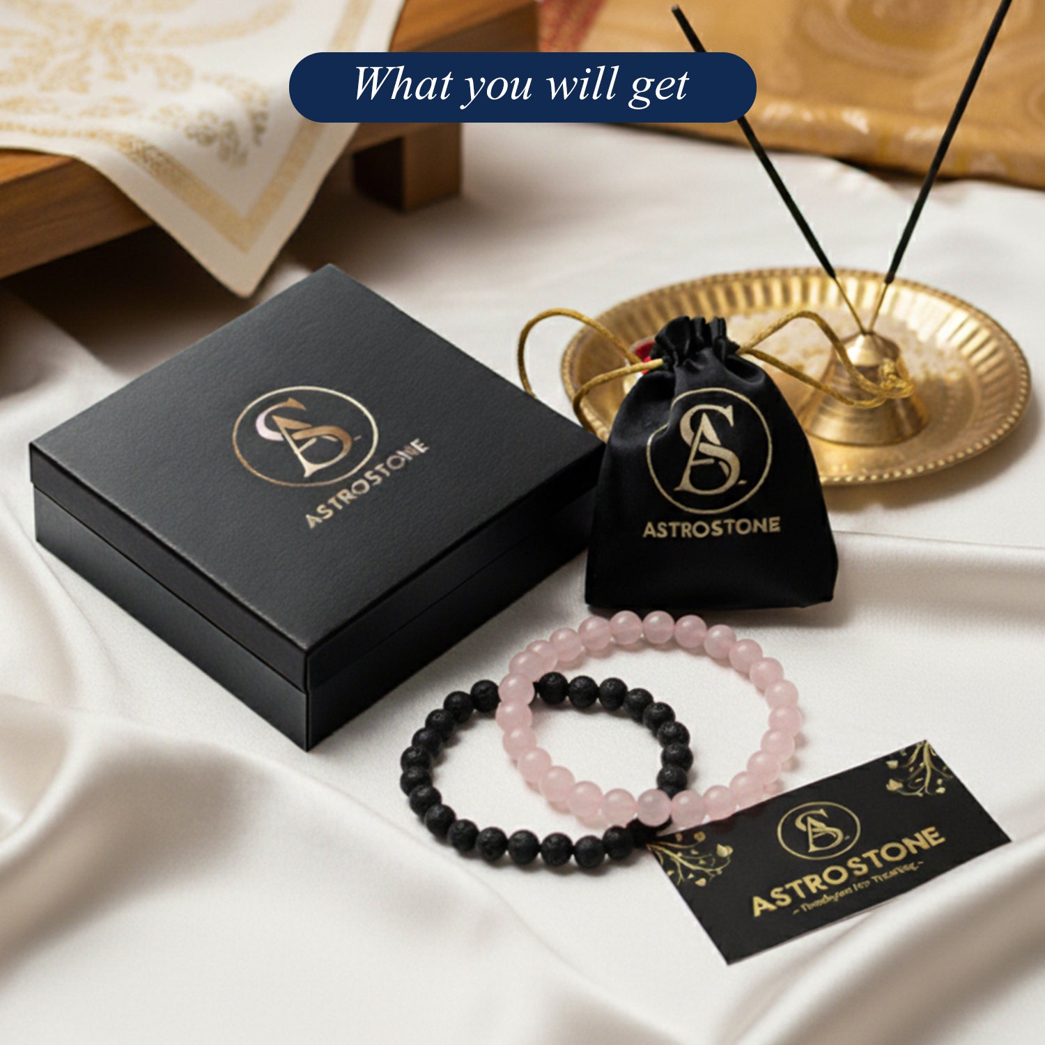 Prem Shanti Combo ( Love attraction with Lava Bracelet)