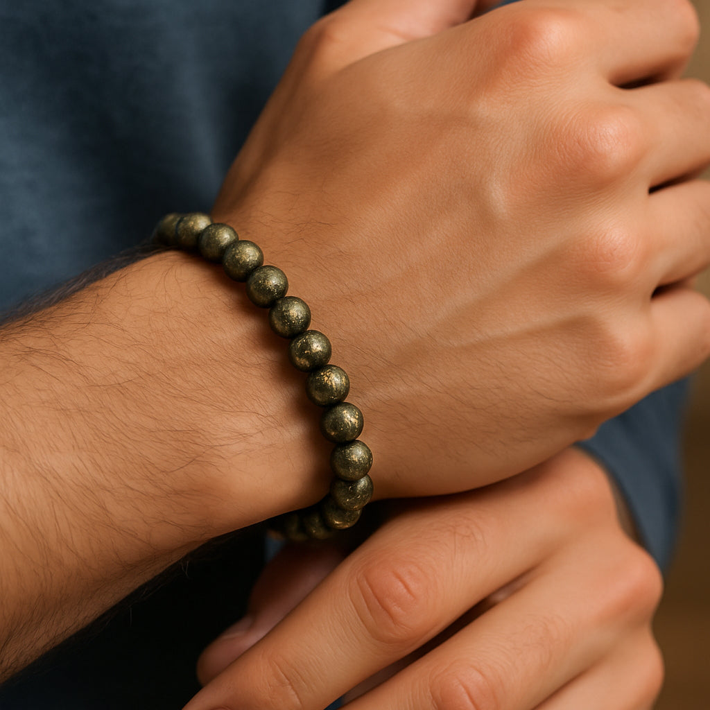 Raw Pyrite Bracelet