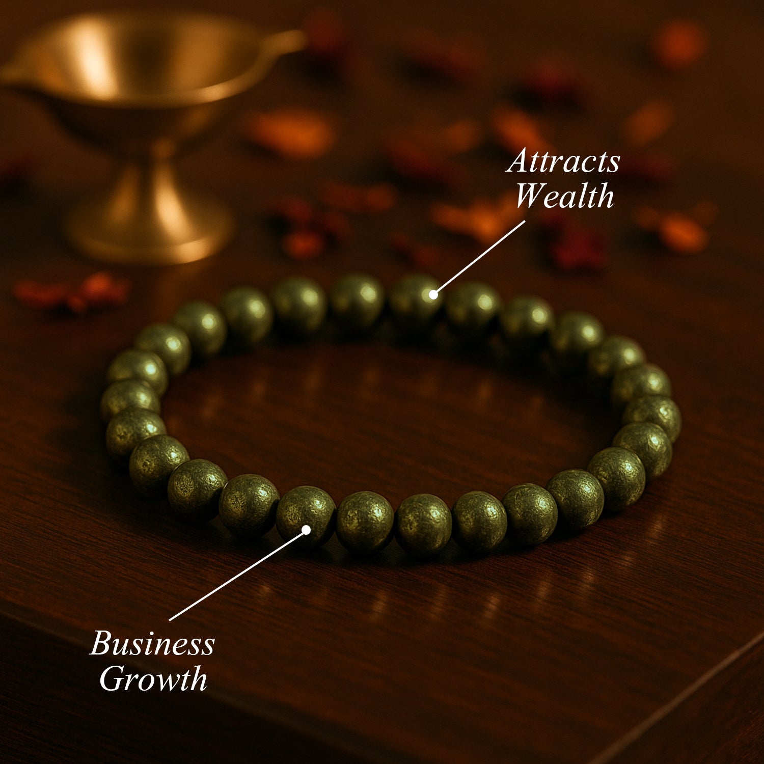 Raw Pyrite Bracelet