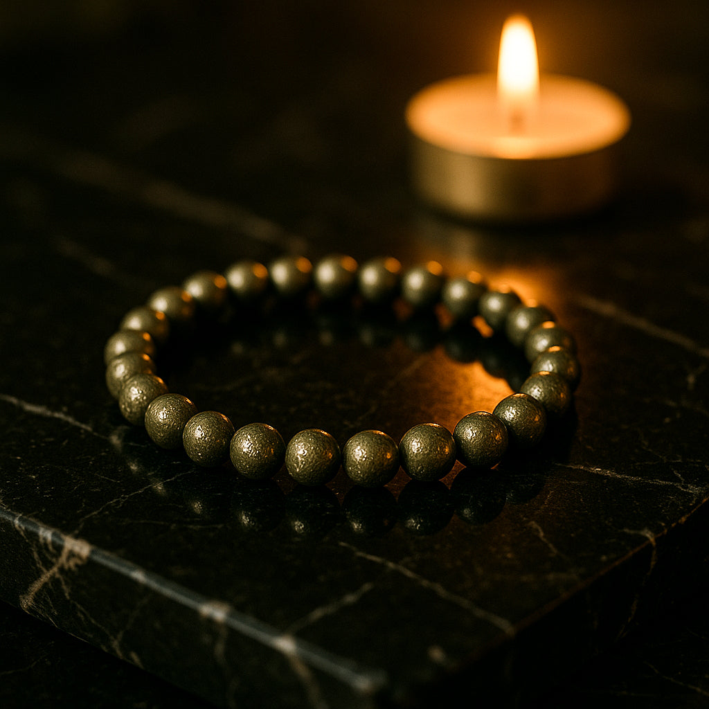 Raw Pyrite Bracelet