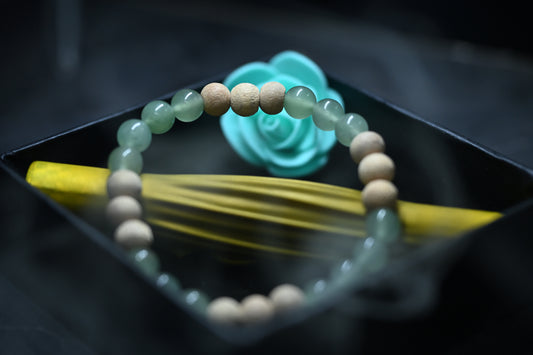 Green Aventurine with Tulsi bracelet