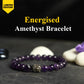 Energised Amethyst Bracelet - 10x Stronger (Energised from Prachin Iskon Temple Delhi)