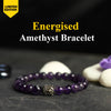 Energised Amethyst Bracelet - 10x Stronger (Energised from Prachin Iskon Temple Delhi)