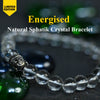 Energised Natural Sphatik Crystal Bracelet - 10x Stronger (Energised from Prachin Iskon Temple Delhi)